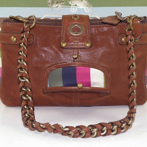 NEW COACH LEGACY BRIDGIT WHISKY BROWN SHOULDER BAG 11622 RARE 65TH ANNIVERSARY - Picture 4 of 15